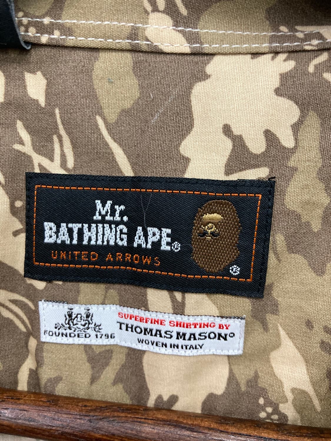 베이프 카모 셔츠 상품이미지3