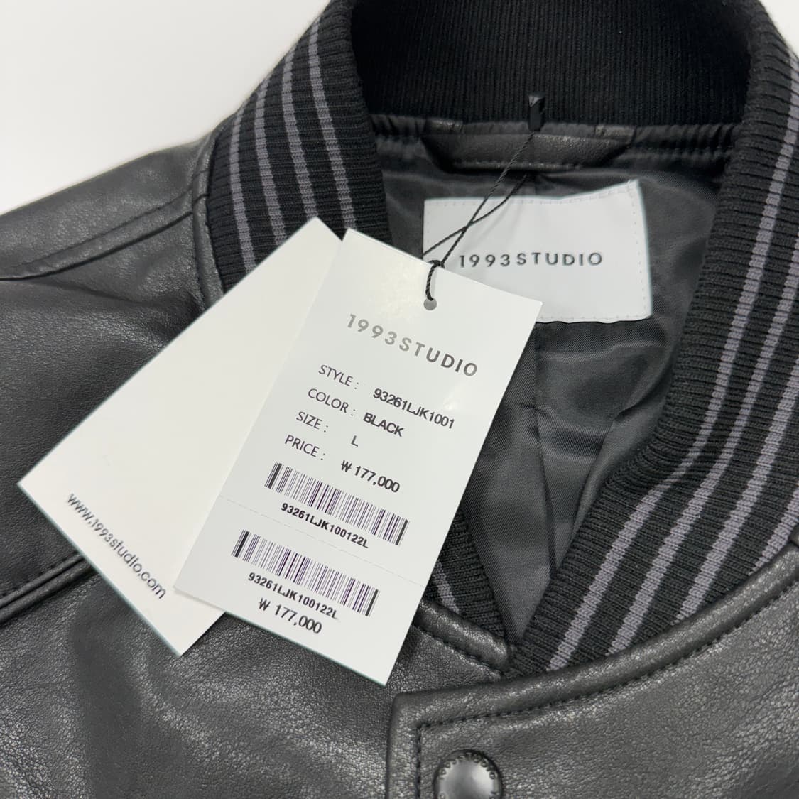 (새제품) 1993스튜디오 바시티자켓 L사이즈 상품이미지3
