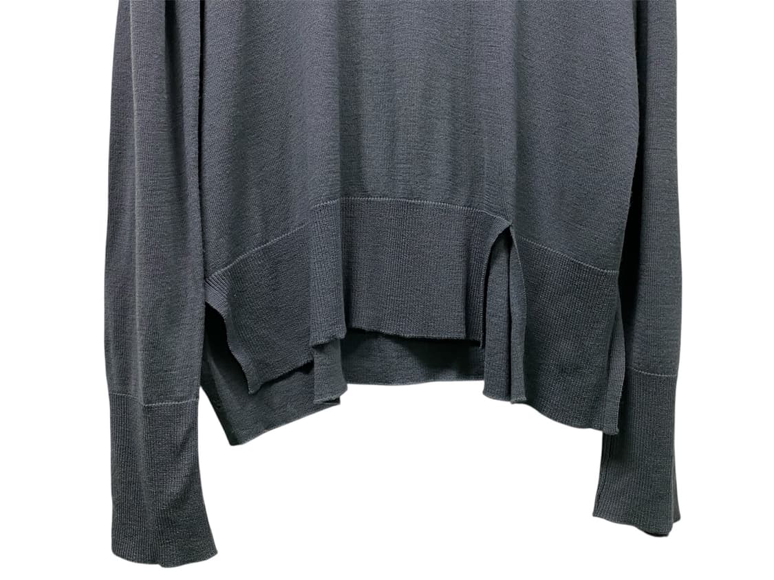 우영미 WYM 진그레이 울100% 절개니트 -50사이즈 상품이미지4