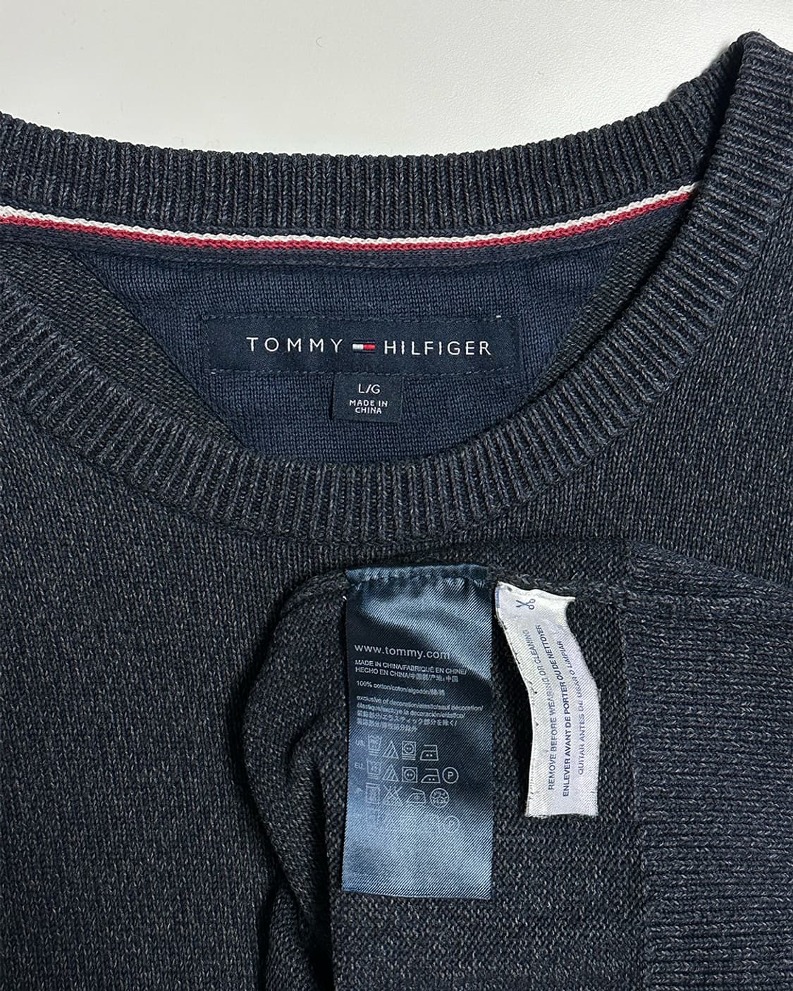 타미힐피거 덜 네이비 니트 상품이미지3