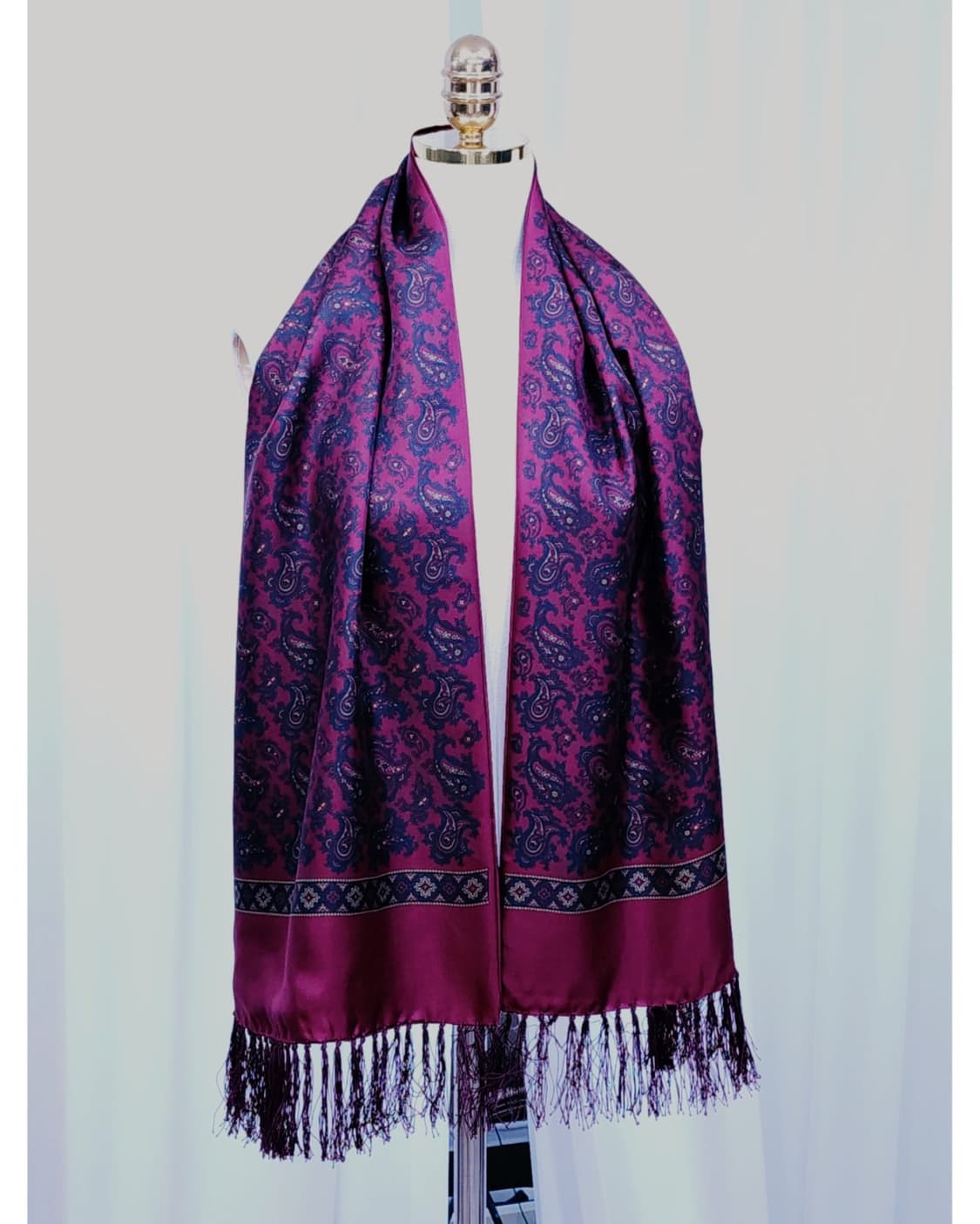 버버리 남성 실크스카프 상품이미지10