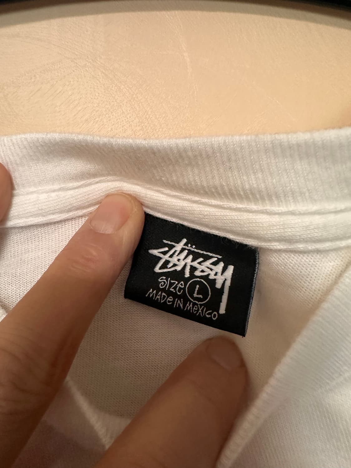 L) 스투시 스탁 도버 스트리트 마켓 런던 티셔츠 화이트 상품이미지5