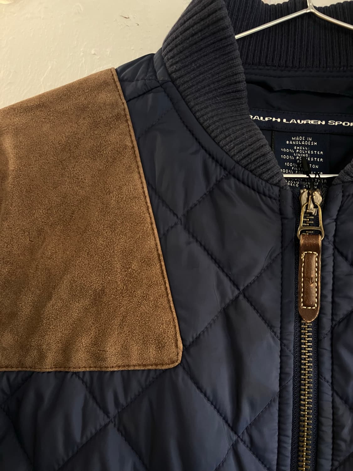 랄프로렌 퀼팅 자켓 네이비 L 상품이미지3