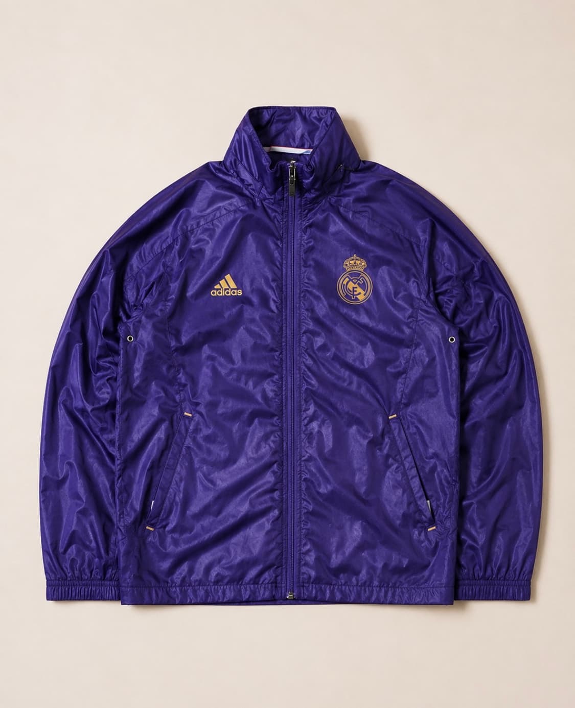 Adidas 아디다스 레알마드리드 금장 퍼플 바람막이 상품이미지1