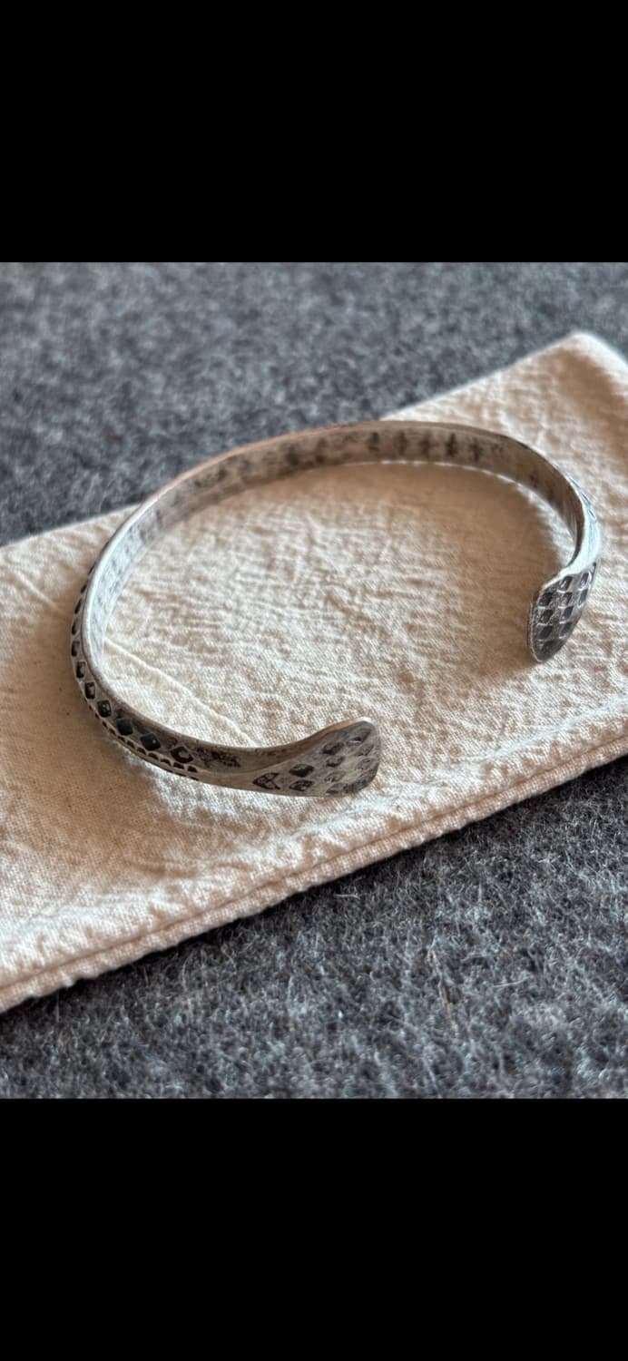 실버 오픈 뱅글 빈티지 팔찌 (새상품 / 25.5g) 상품이미지2