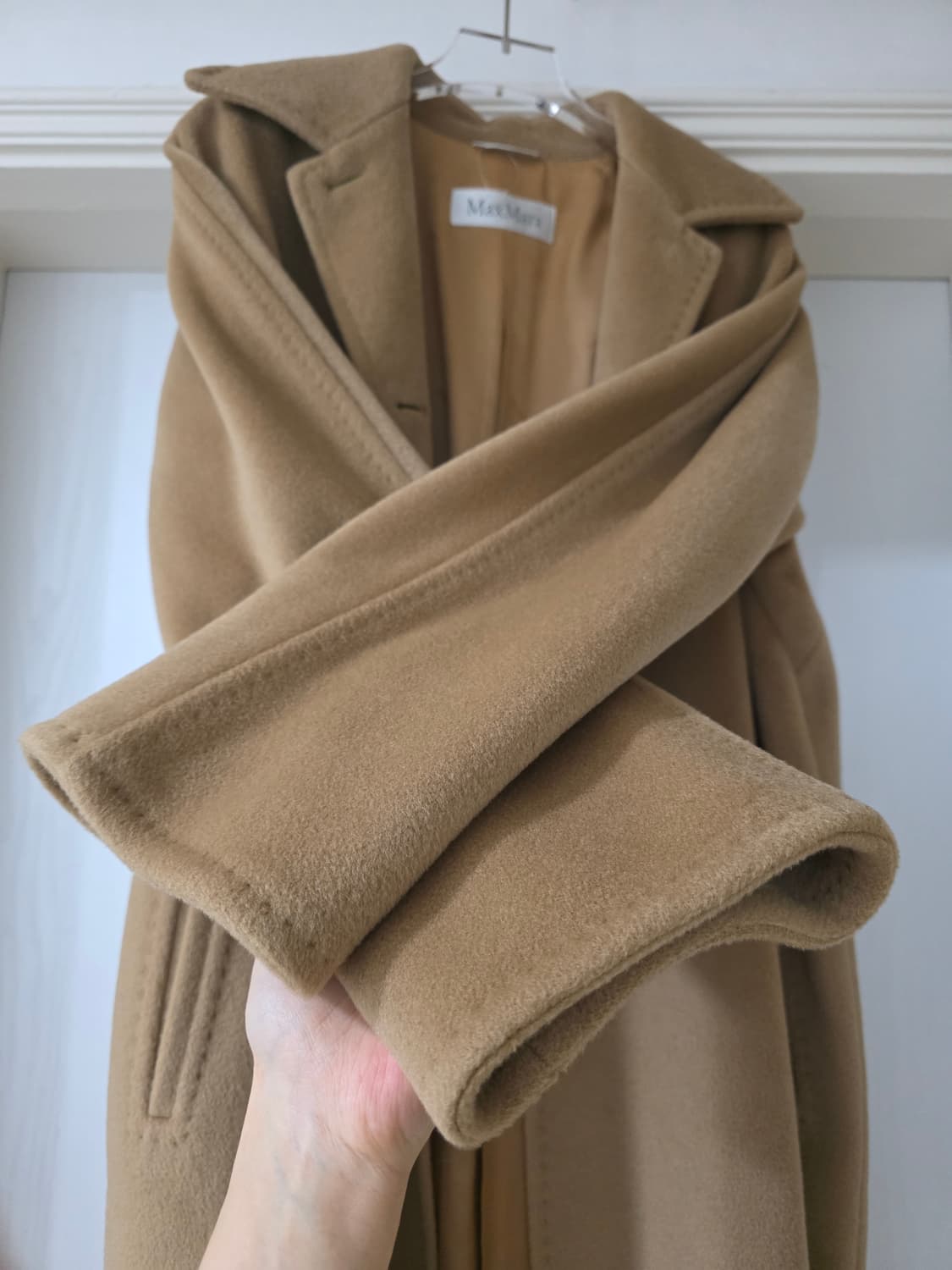 거의새거) 정품 막스마라 캐시미어 혼방 여성코트 상품이미지3