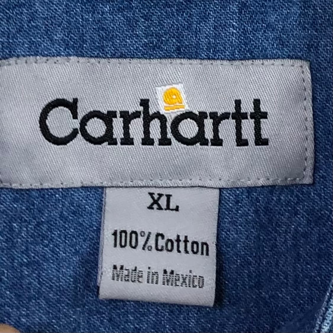 Xxl 칼하트 데님 셔츠 상품이미지3