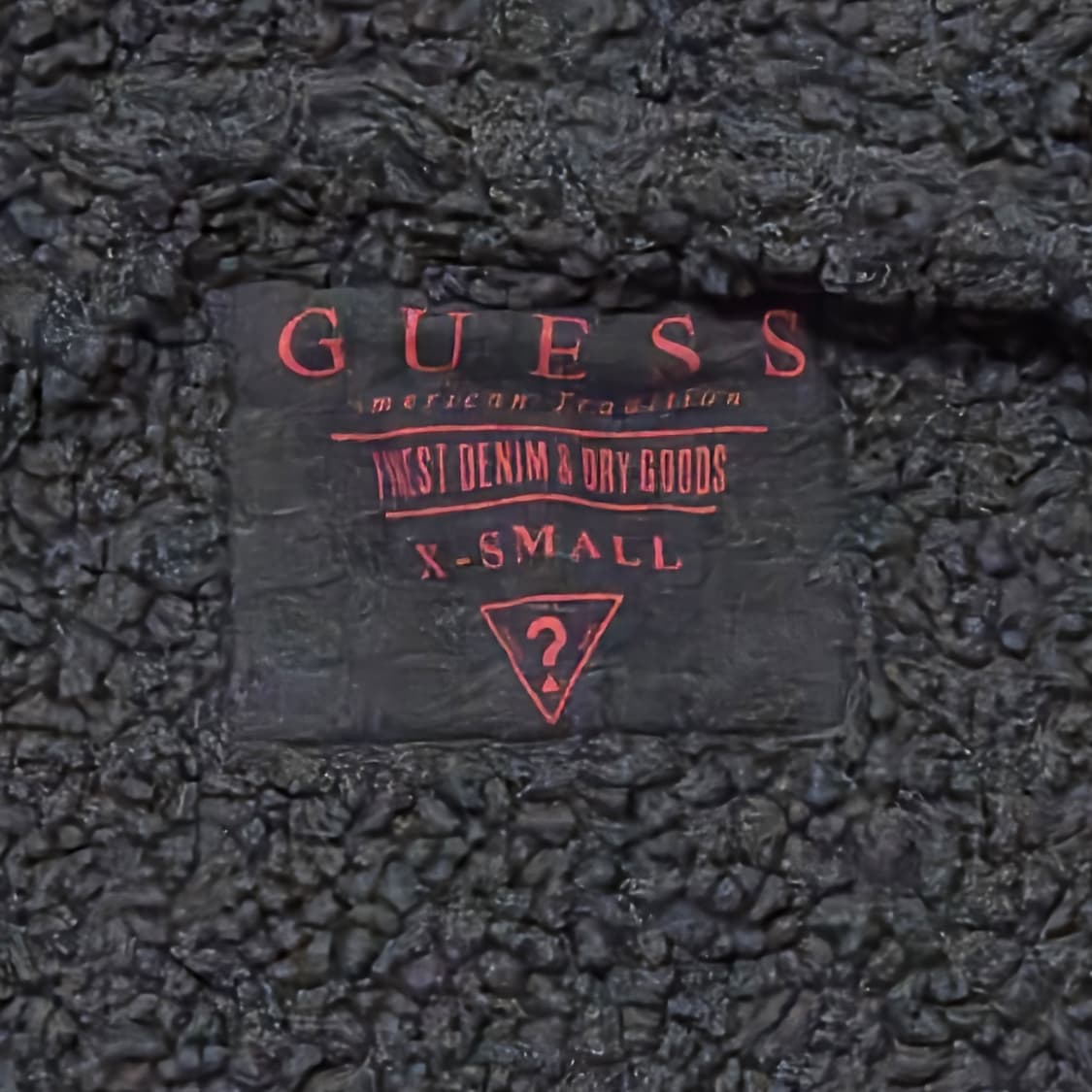 Guess 게스 y2k 스몰 로고 뽀글이 기모 집업 후드 상품이미지4