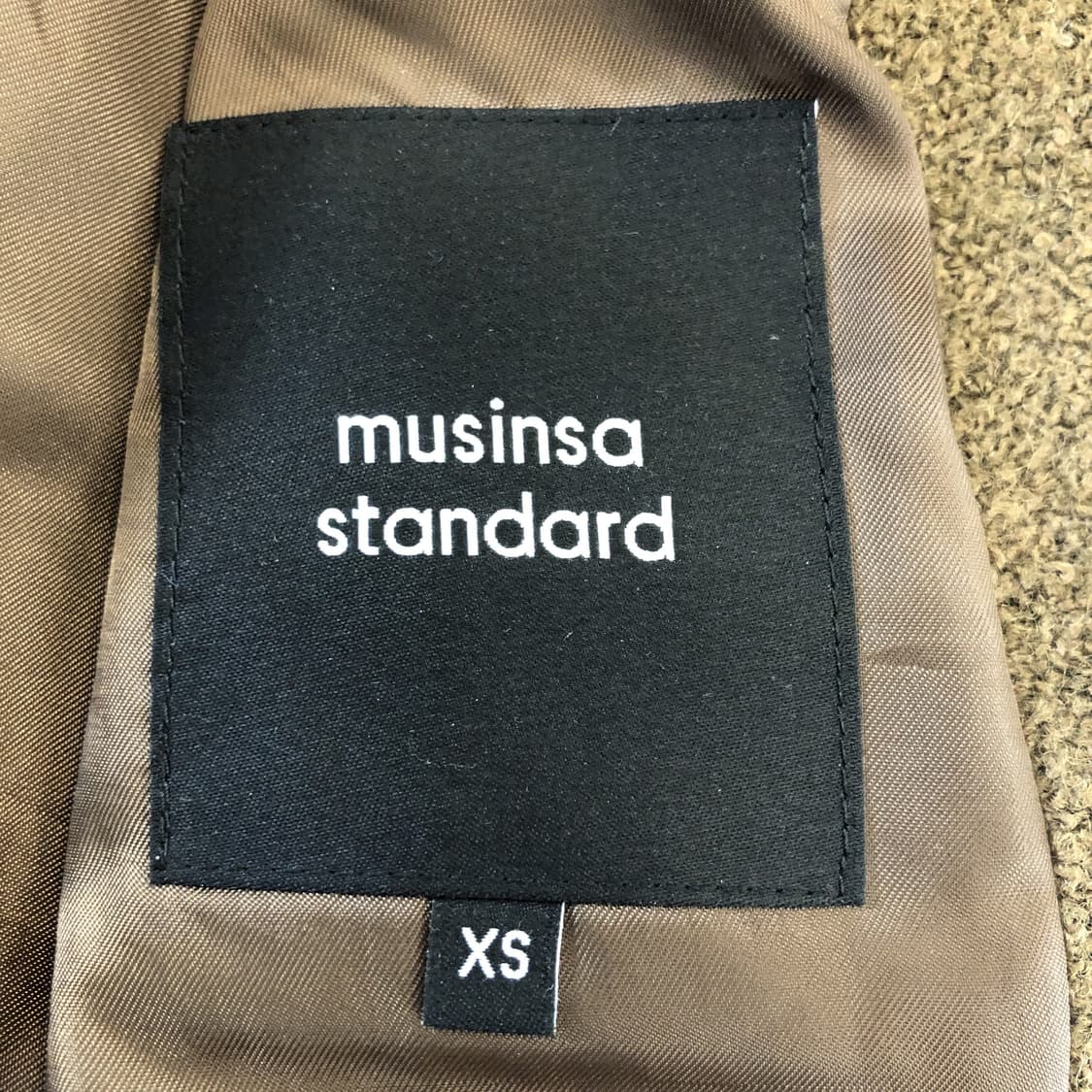 무신사스탠다드 부클 발마칸 코트 XS  상품이미지5