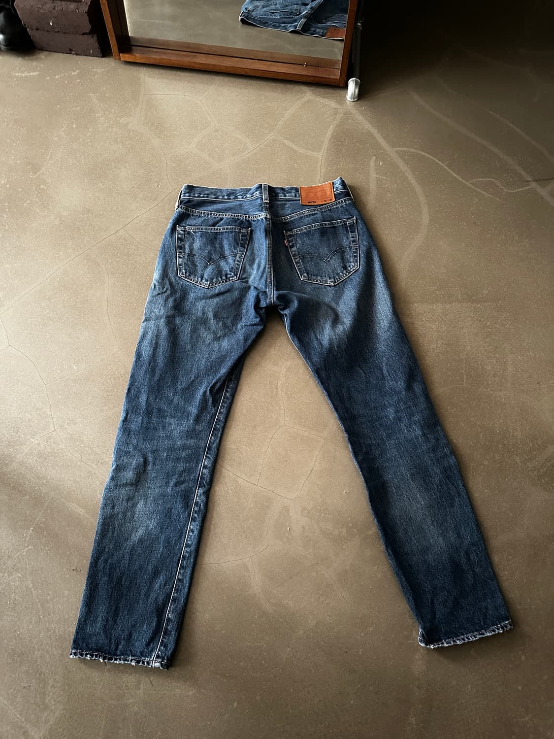 Levis Premium 501 ST 데님 팬츠 w32 상품이미지1