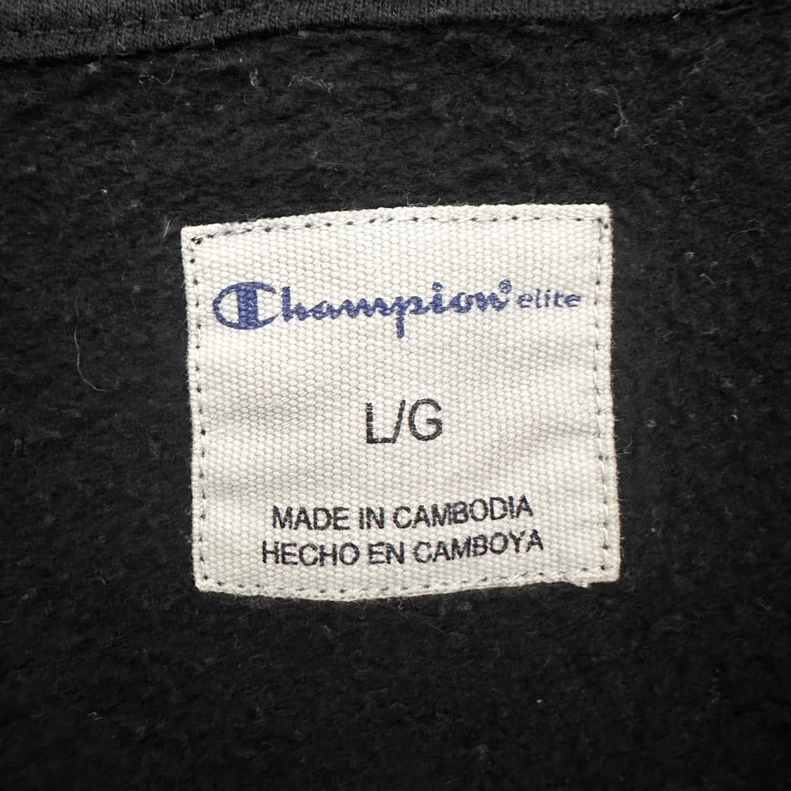 챔피온 기모 맨투맨 블랙 L 상품이미지4