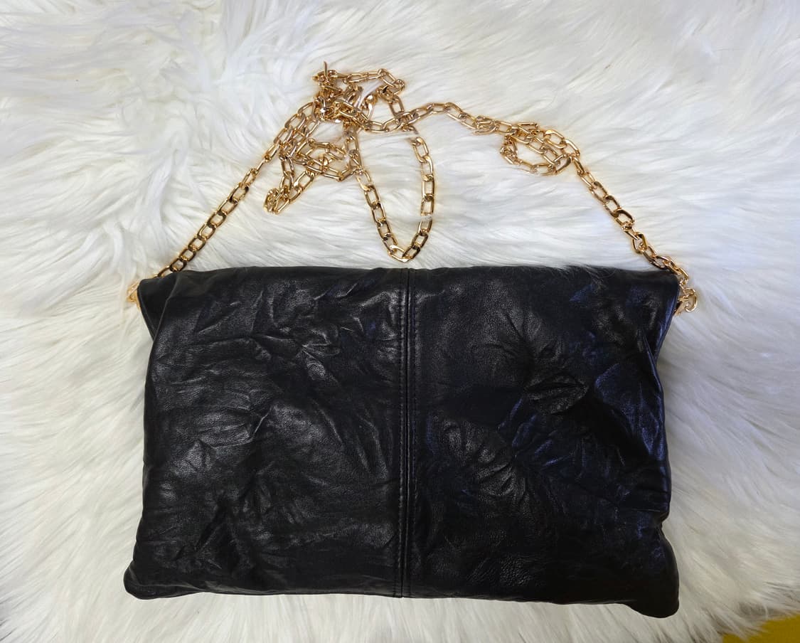 EMP-T LABEL 가죽 체인 숄더백 클러치#신품급 상품이미지2