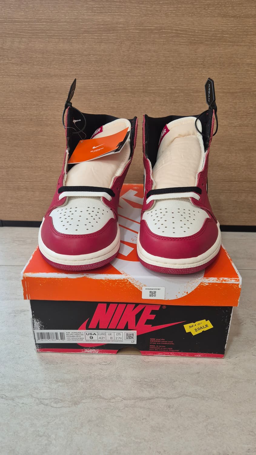 [270 크림/새제품] 조던1 시카고 로스트앤파운드 상품이미지4