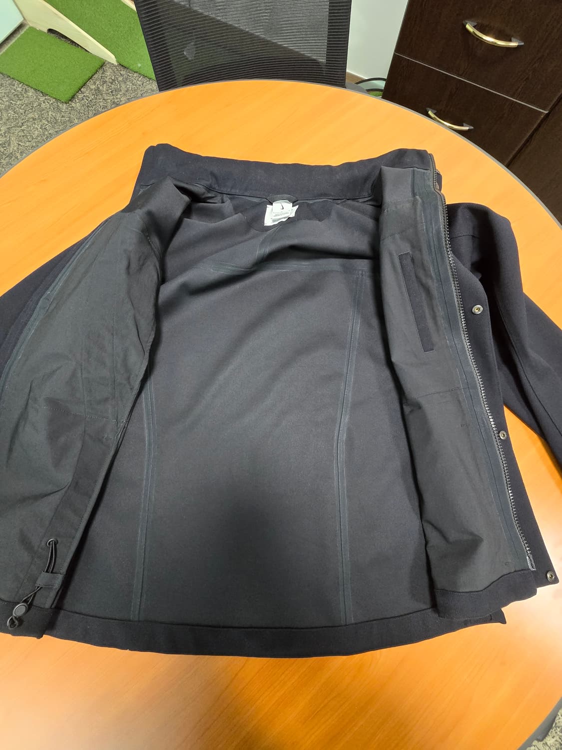 나이키 울 클래식 워터 리펠런트 자켓 QS 블랙 L(105) 상품이미지3