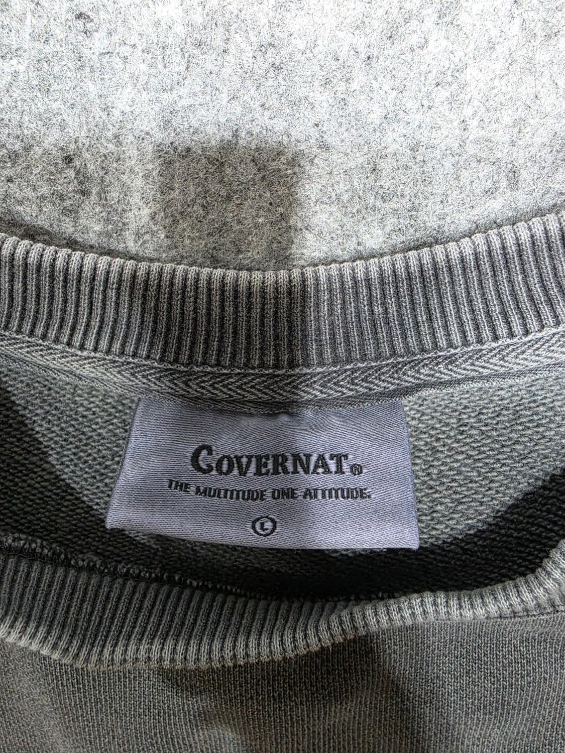 커버낫 스펠로고 크루넥 맨투맨 L 상품이미지5