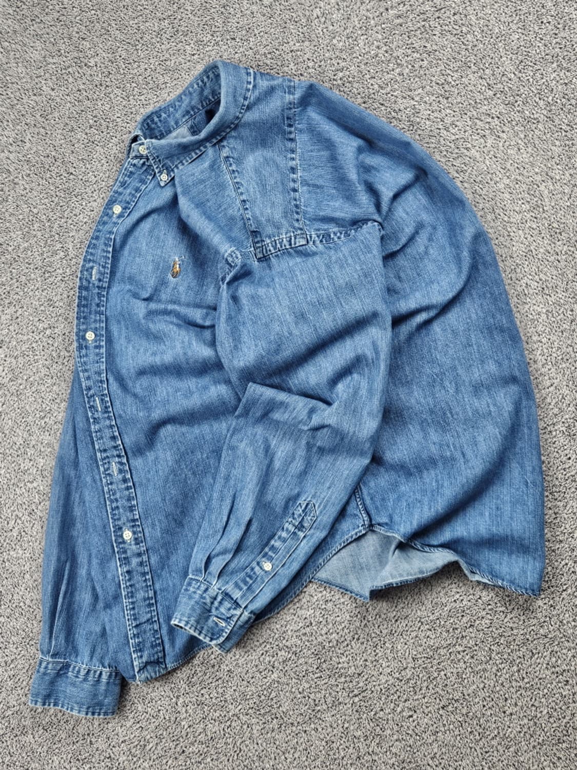 폴로랄프로렌 포니 클래식 핏 데님 셔츠 ( L ) / 10532 상품이미지3