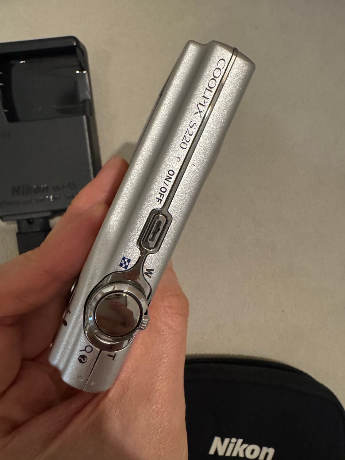 니콘 쿨픽스 s220 실버 상태굿 상품이미지3