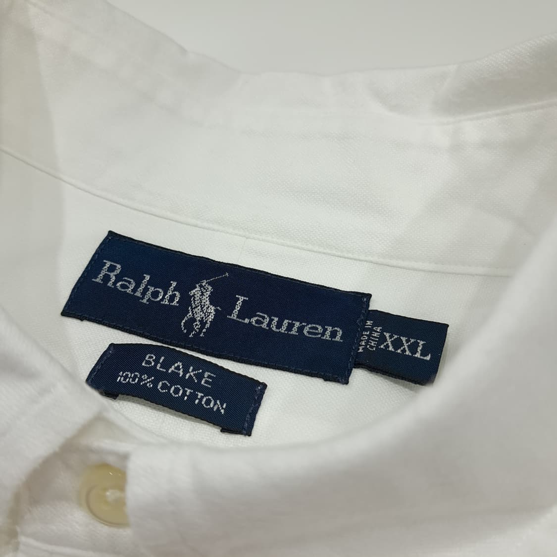 CK126 2XL 폴로 90s 멀티포니 화이트 셔츠 남방 상품이미지3