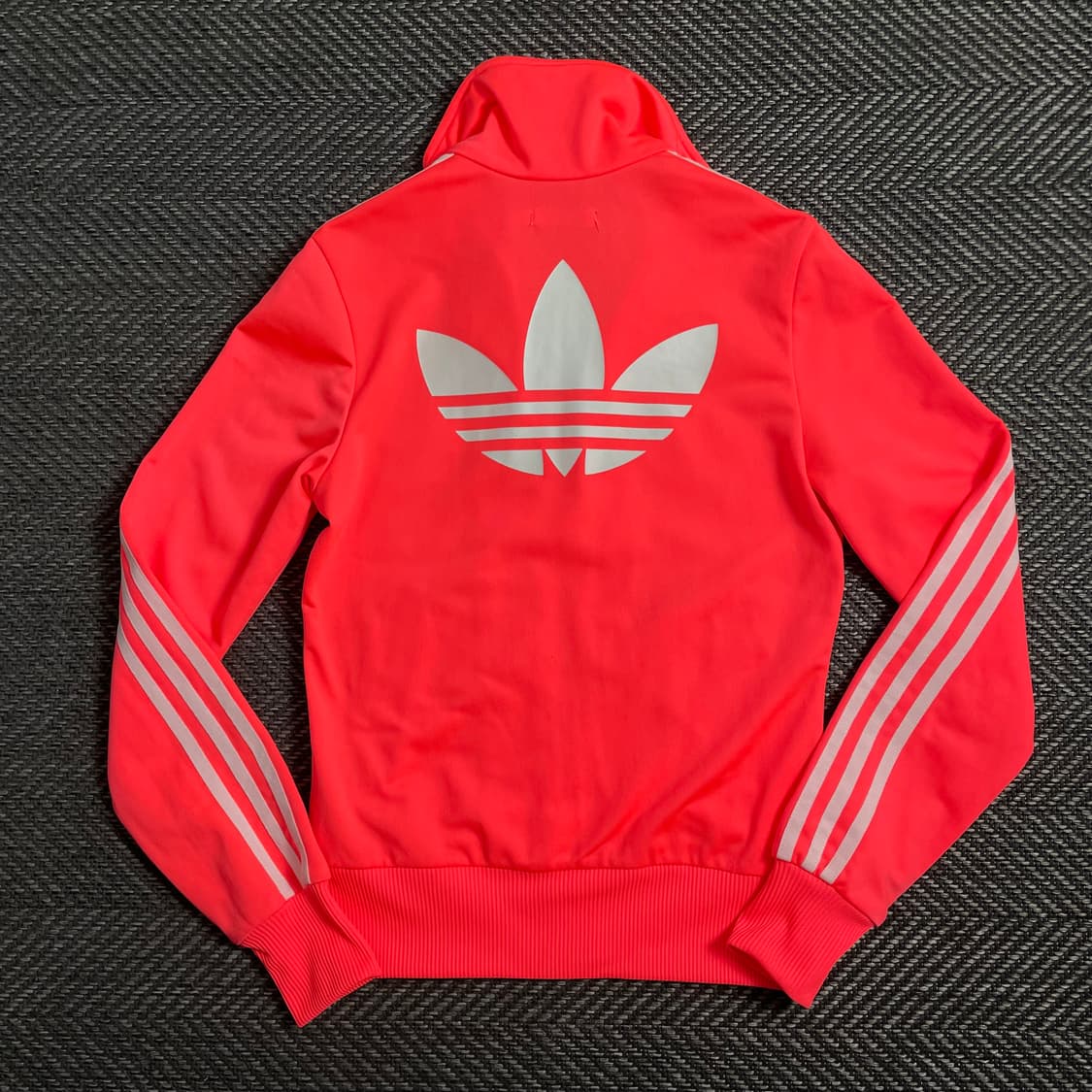 아디다스 우먼스 파이어버드 빅로고 네온 핑크 트랙탑 져지y 4328 상품이미지2