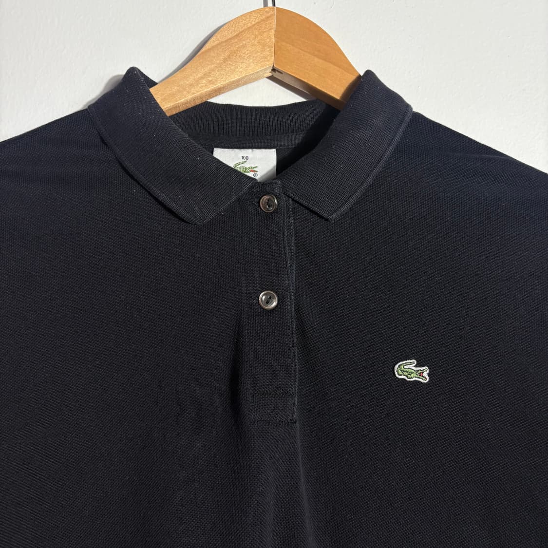 라코스테 블랙 긴팔 카라티 (무료배송) 상품이미지2