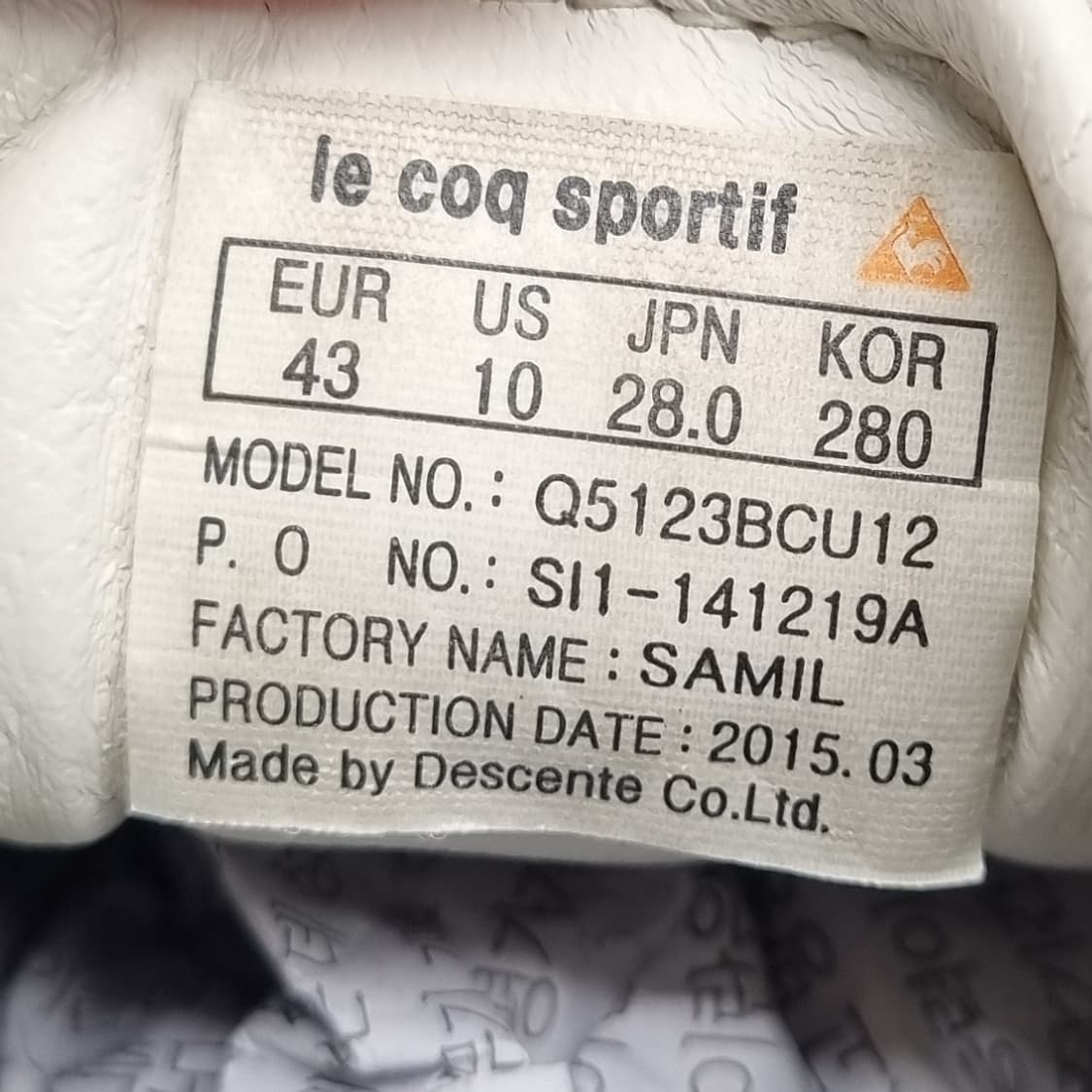 르꼬끄 스포르티브 남성 하이탑 280 상품이미지6