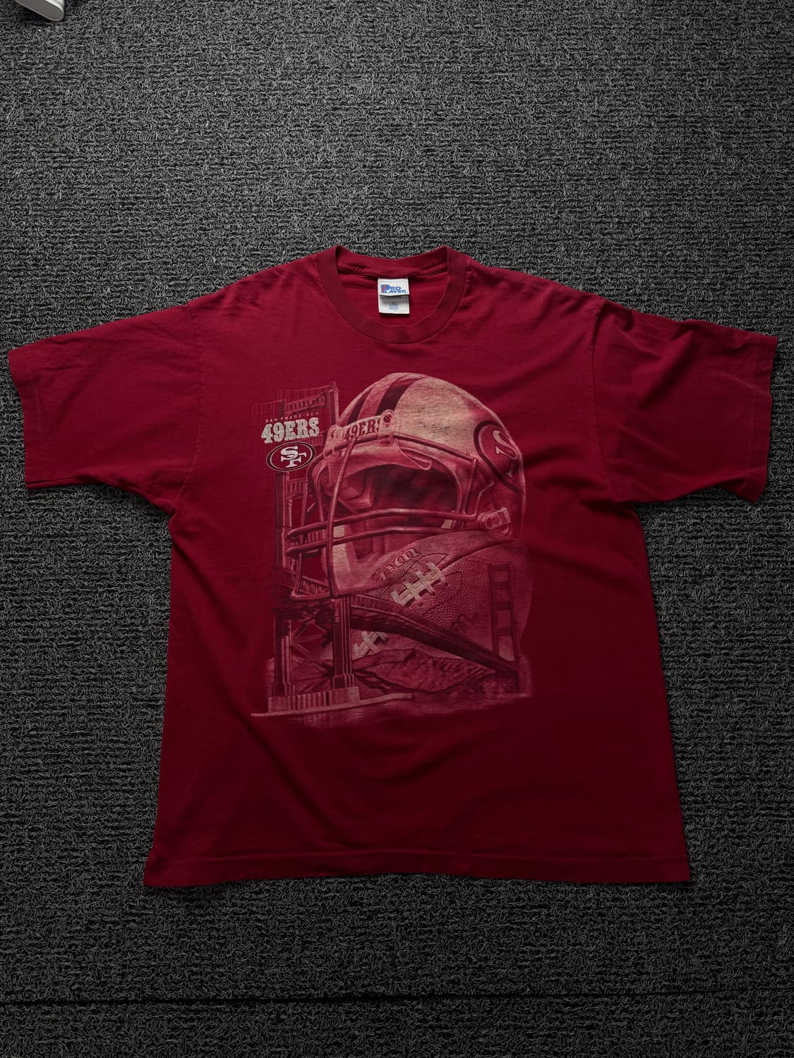 90s 프로플레이어 NFL 샌프란시스코 49ERS 티셔츠 616 상품이미지2