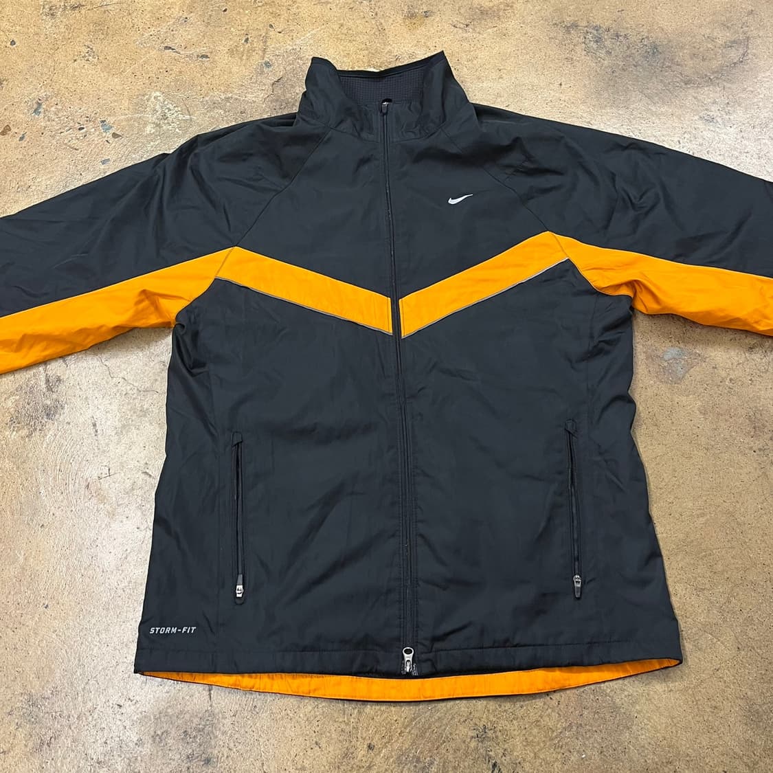 [정품/M] 나이키 블랙 오렌지 바람막이 자켓 b10 상품이미지3