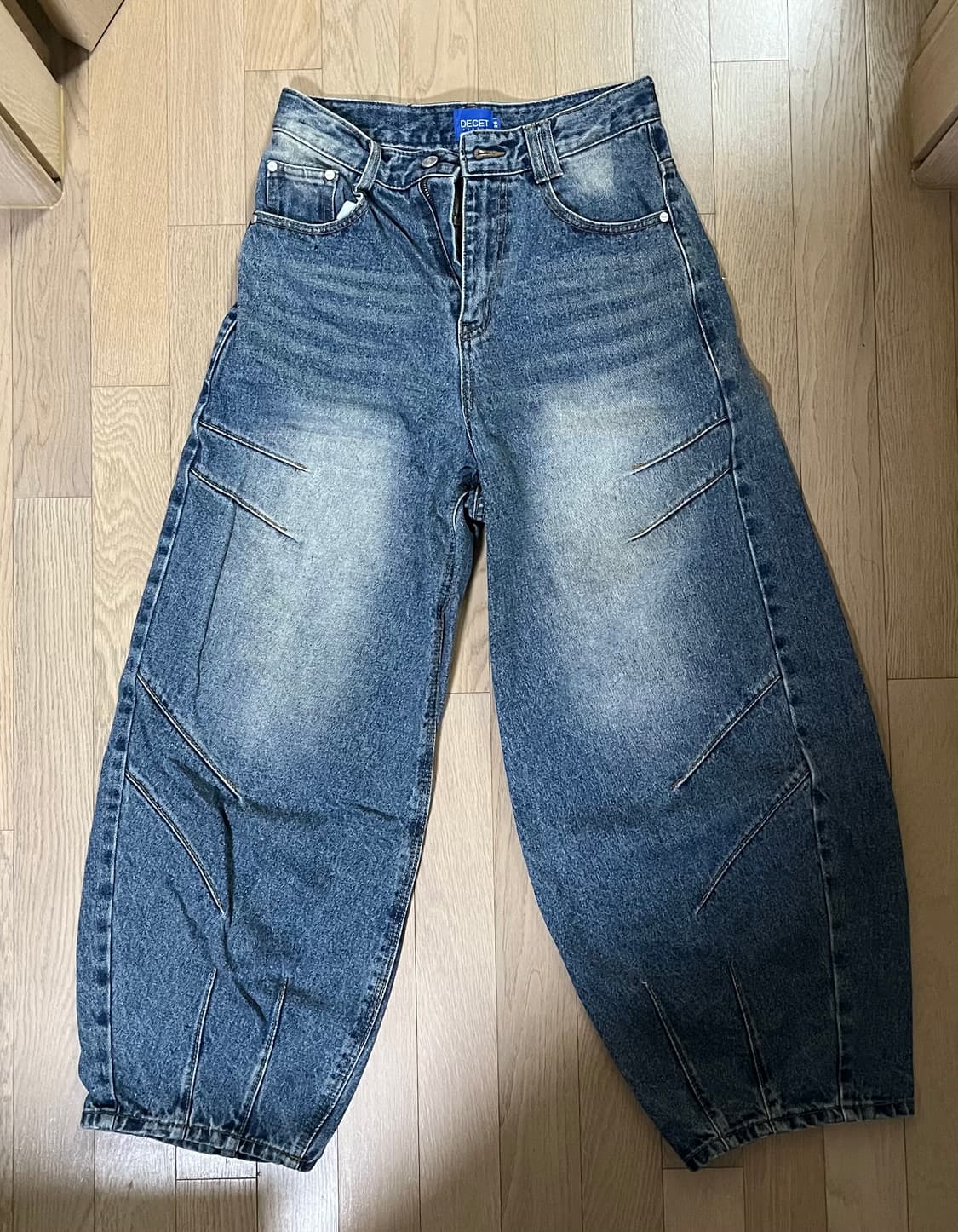 데케트 워싱 벌룬 데님 상품이미지2