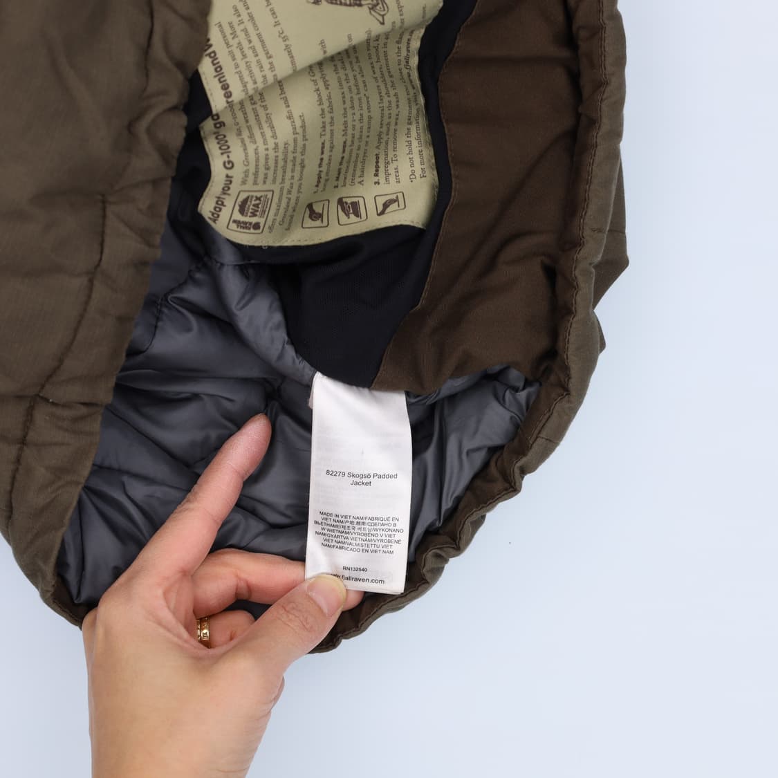 [M] 피엘라벤 G-1000 후드 안감 패딩 자켓 0102H1 상품이미지5