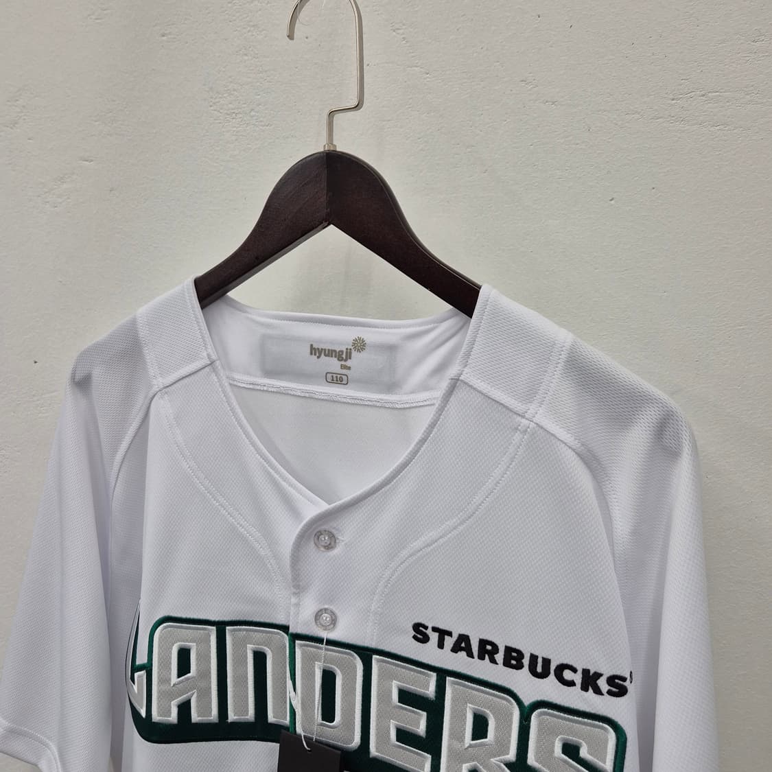SSG랜더스 스타벅스 22주년 파트너 베이스볼 유니폼 110 상품이미지2