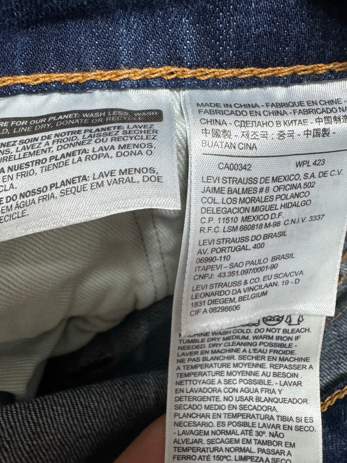 리바이스 523 W30 L33 상품이미지3