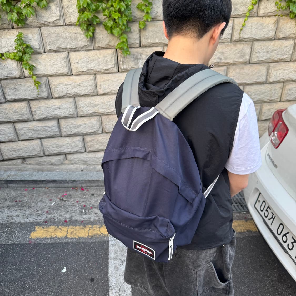 이스트팩 백팩 네이비 상품이미지4