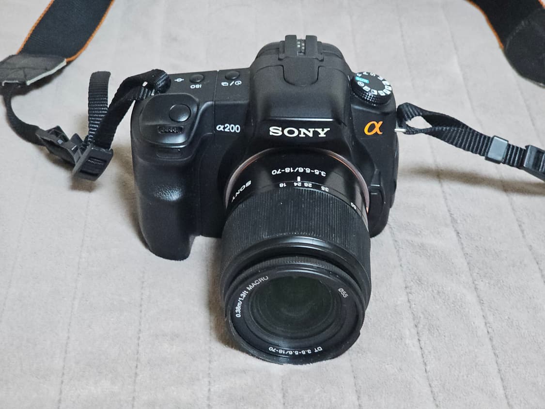 소니 알파 A200 DSLR 카메라 2렌즈 세트 상품이미지2