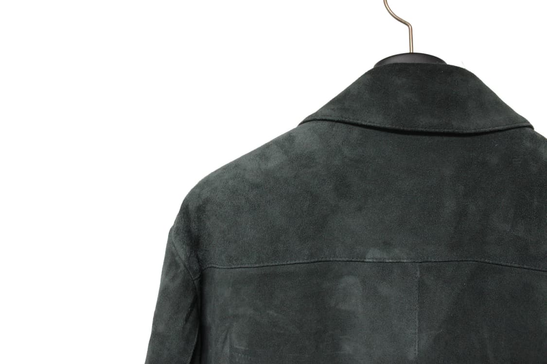 SYSTEM 시스템옴므 고트스킨 크롭 스웨이드 트러커 자켓 상품이미지6