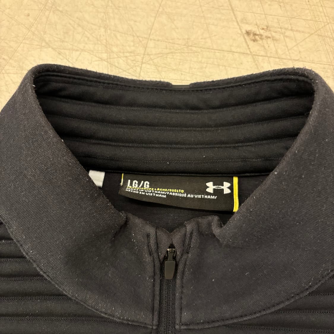 언더아머 기능성 스몰로고 쿼터 집업 상품이미지3