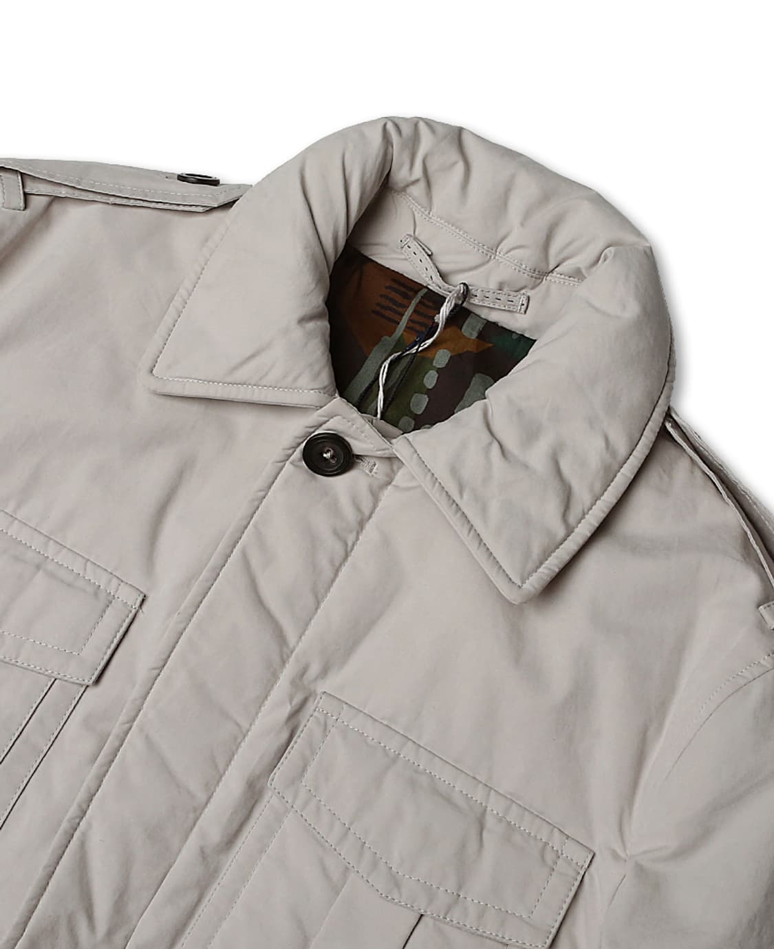 몬테도로 [Montedoro] 라이트 그레이 M-65 타입 다운 자켓 상품이미지2