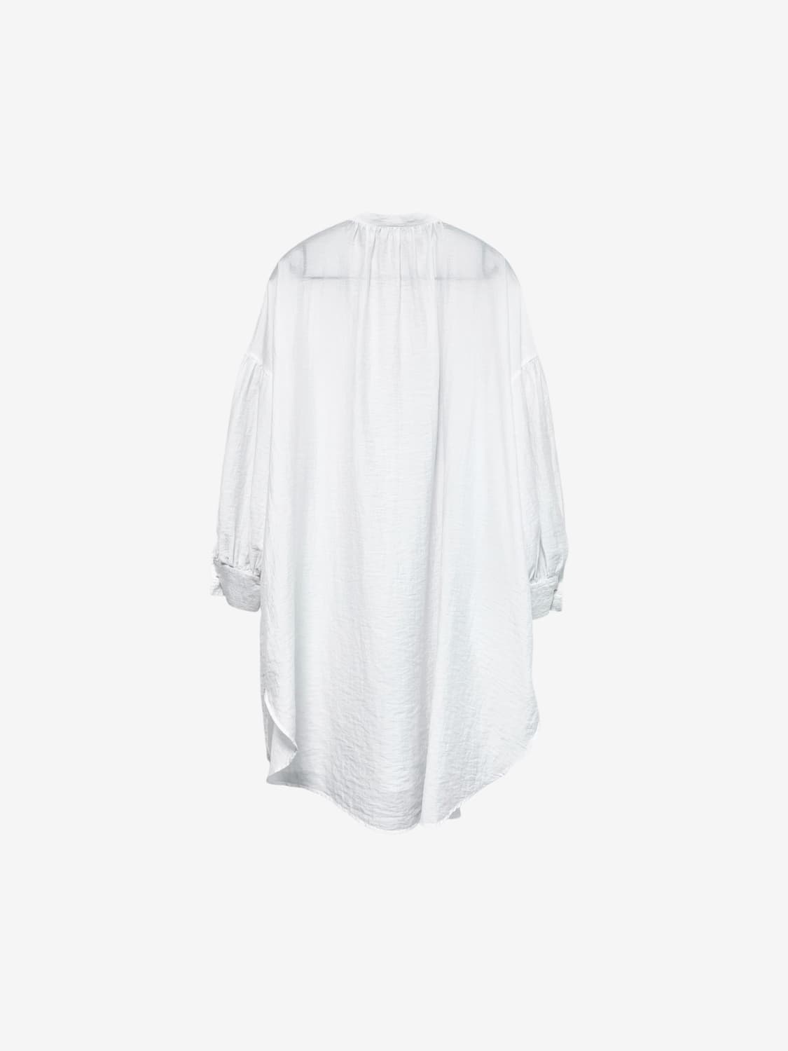 China Collar Long Shirt - White 상품이미지7