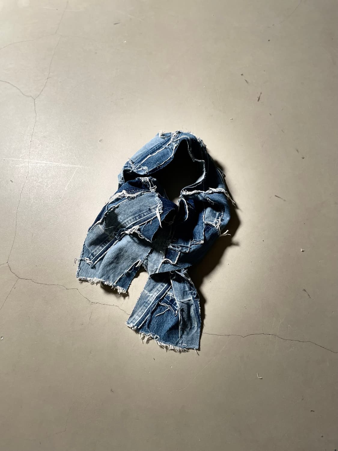  KZ ATELIER – H•d Vintage Denim Scarf 상품이미지1