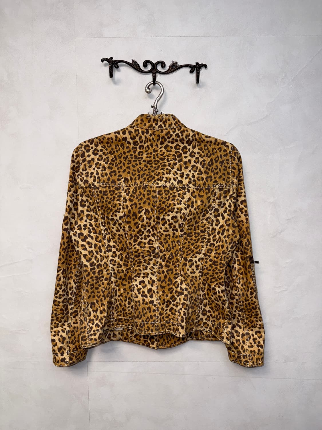 GK brown leopard pocket detail zipup jk 상품이미지7