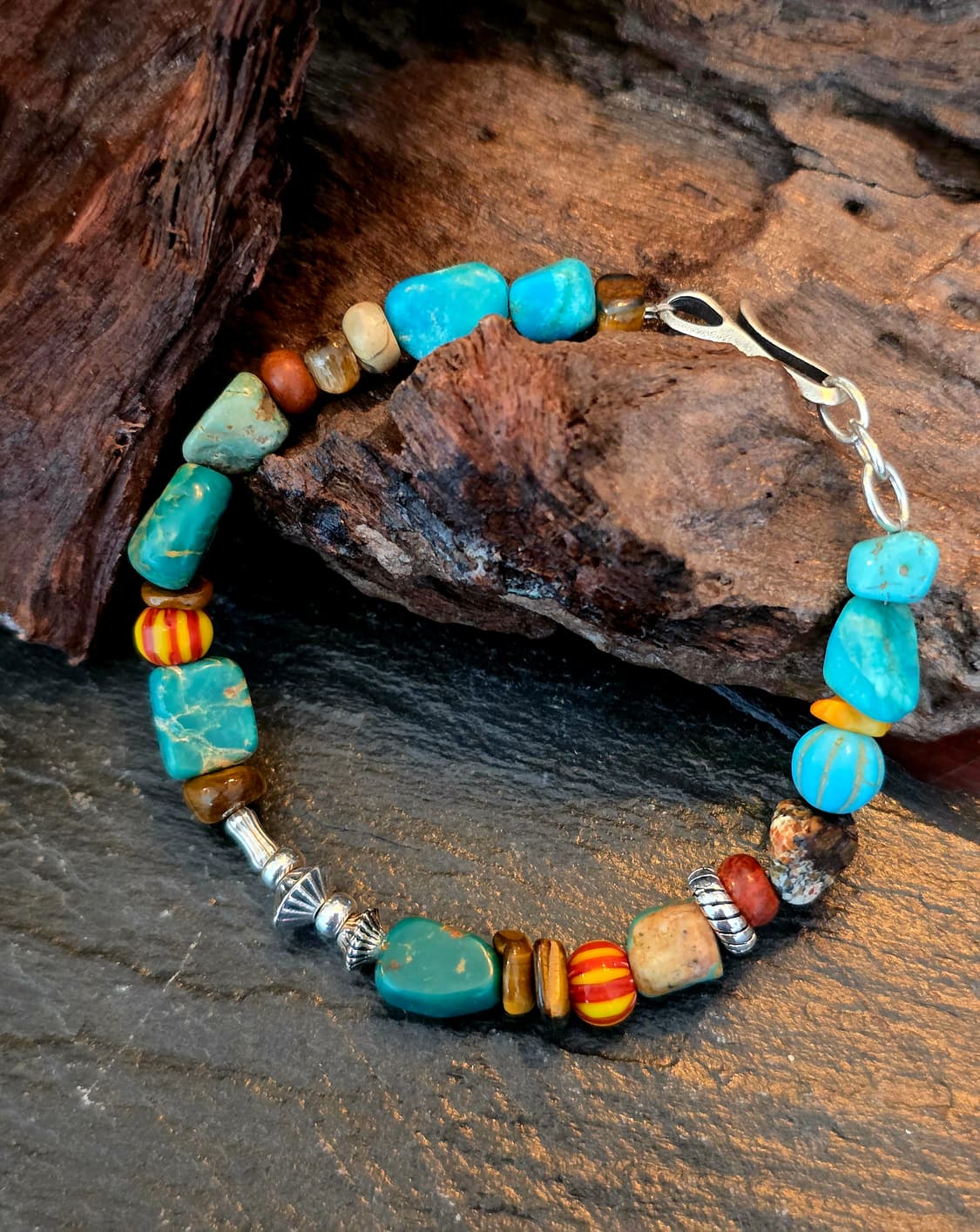 3 cross Blue Earthline bracelet 상품이미지1