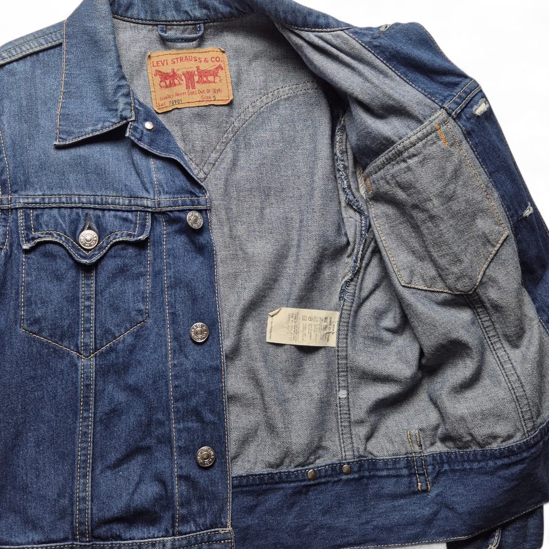 [S] 리바이스 70901 타입원 데님 트러커 자켓 상품이미지8