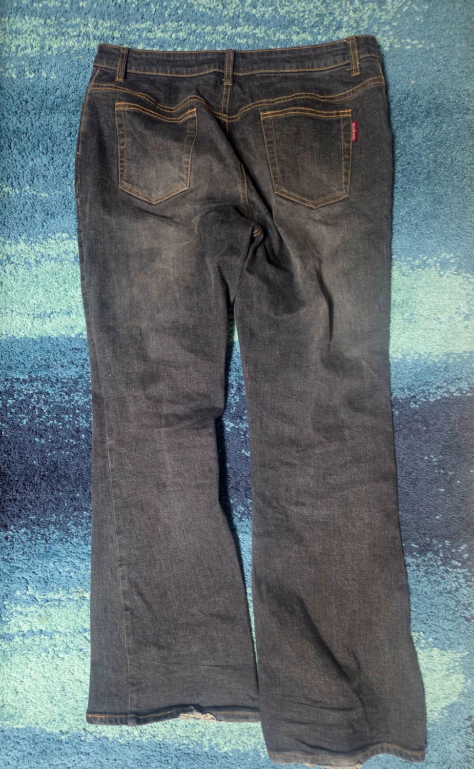 Old de river 흑청 자수진 부츠컷 은은워씽 wo xing아님  상품이미지4