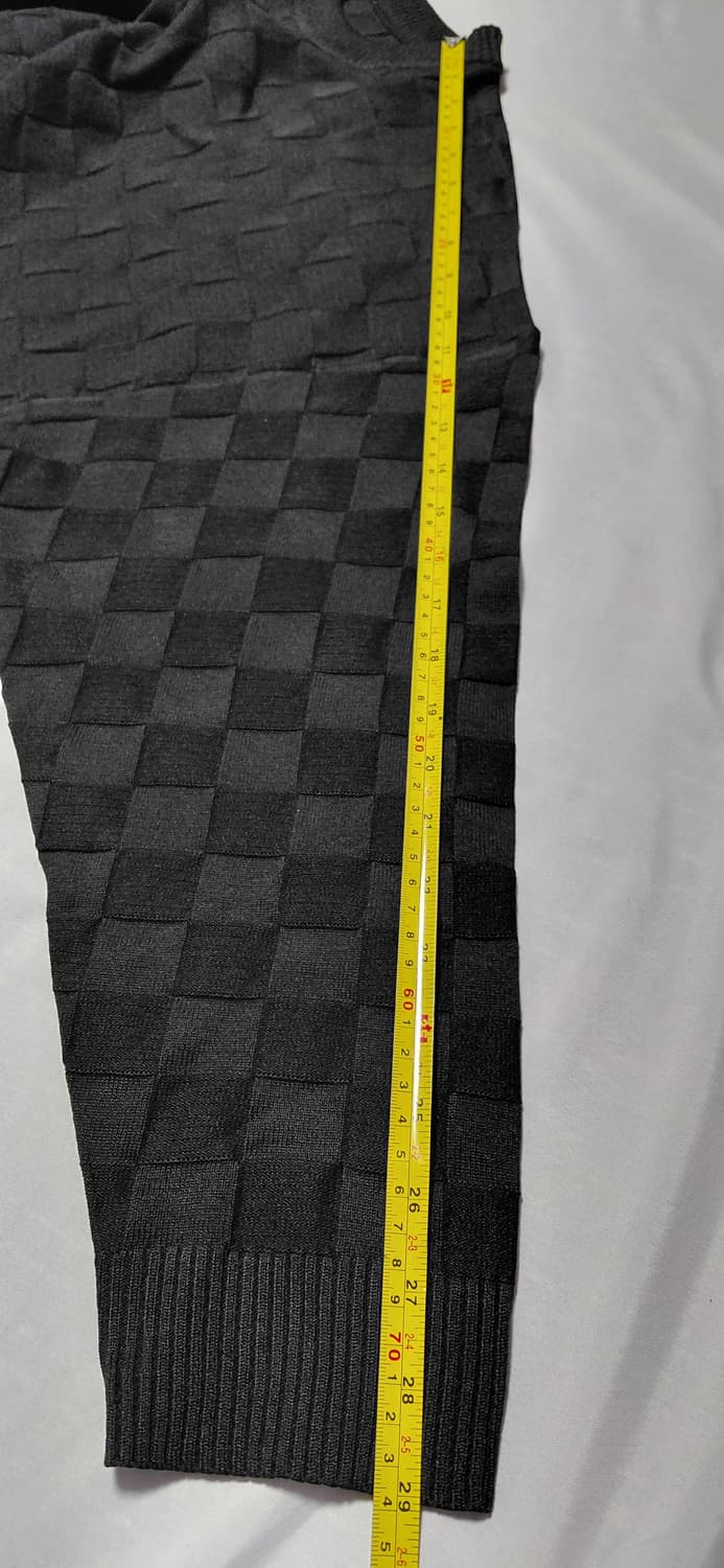 [안티카] antiqua 입체 체크 오버핏 니트 (Free) 무료배송 상품이미지9