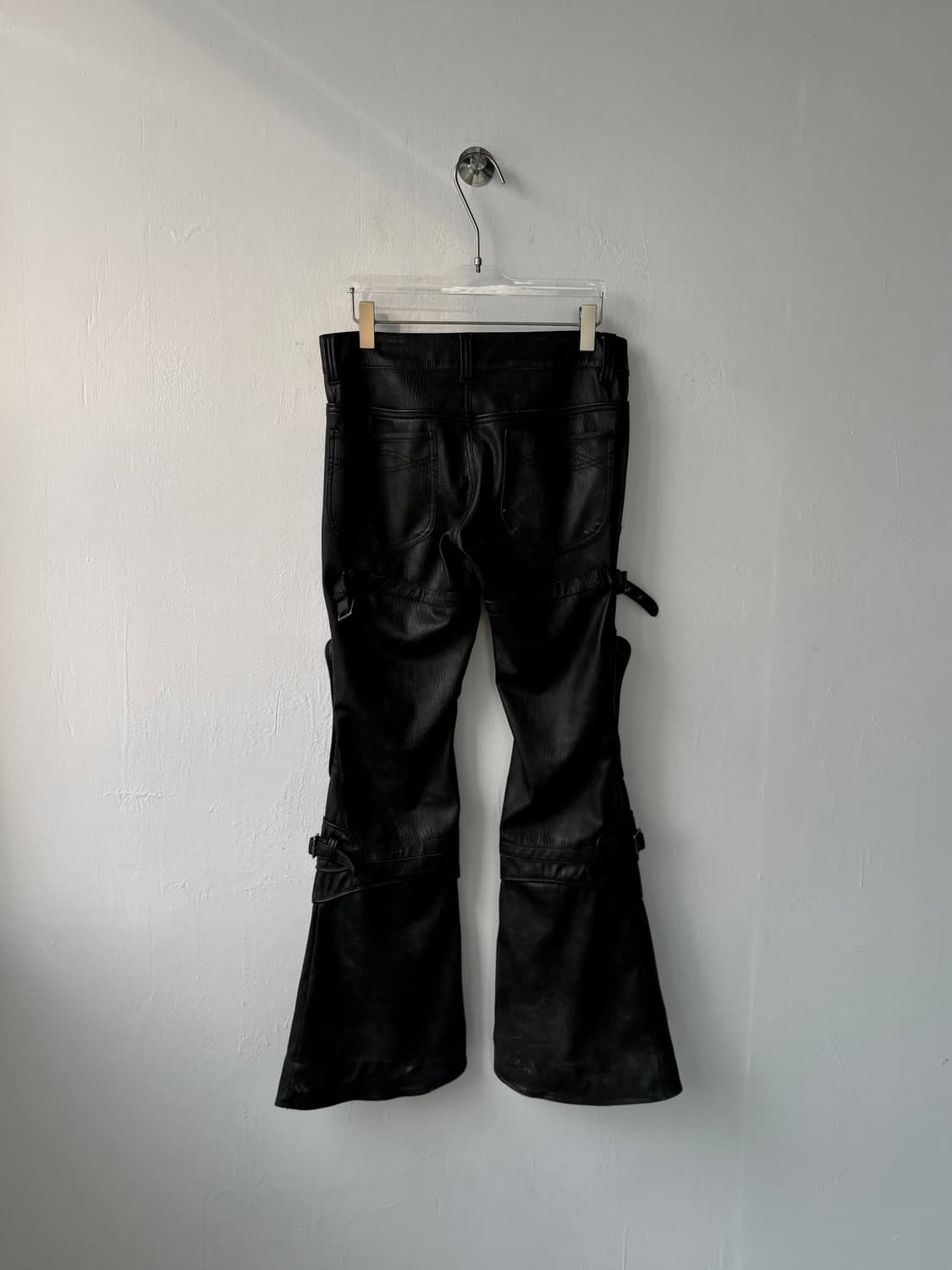 제이디드 런던 모토 드리프트 레더 부츠컷 트라우저 상품이미지4