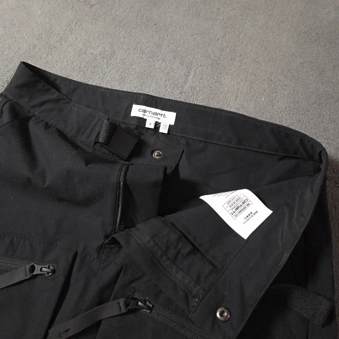 칼하트 wip 립스탑 허스트 미니 스커트 치마 S 블랙 상품이미지8