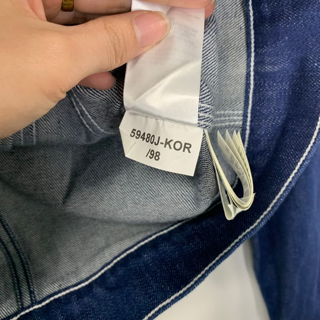 캘빈클라인 인디고 스티치 데님 자켓 상품이미지6