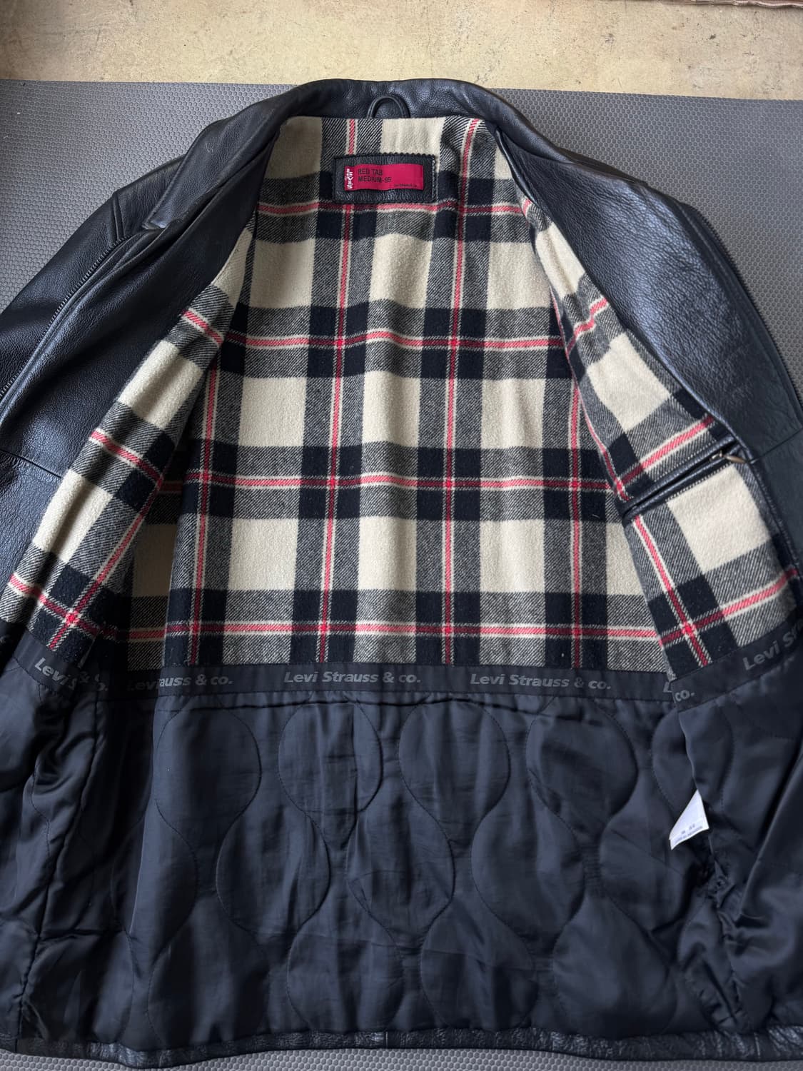 [95] 리바이스 레드탭 소가죽 싱글 자켓 상품이미지4