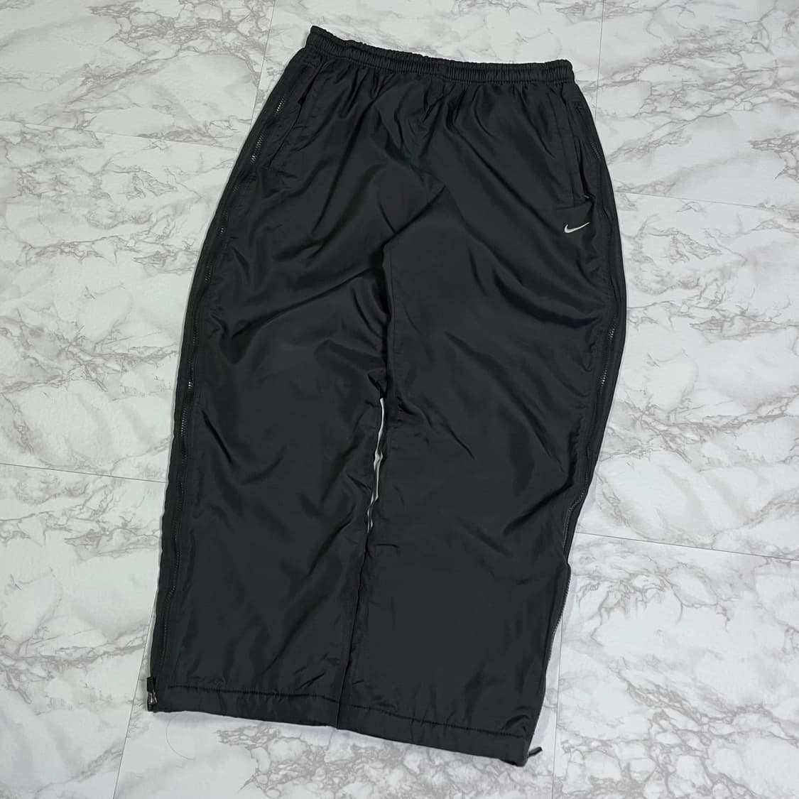 XXL 나이키 스우시 블랙 나일론 팬츠 상품이미지4