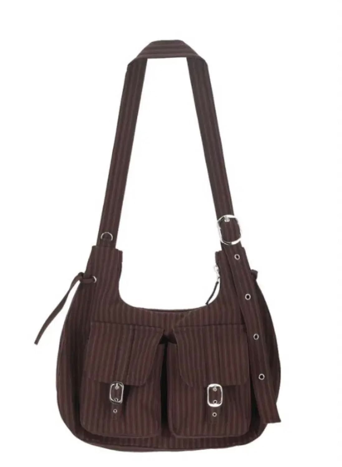 빈티지무드 스트라이프 숄더백 상품이미지4