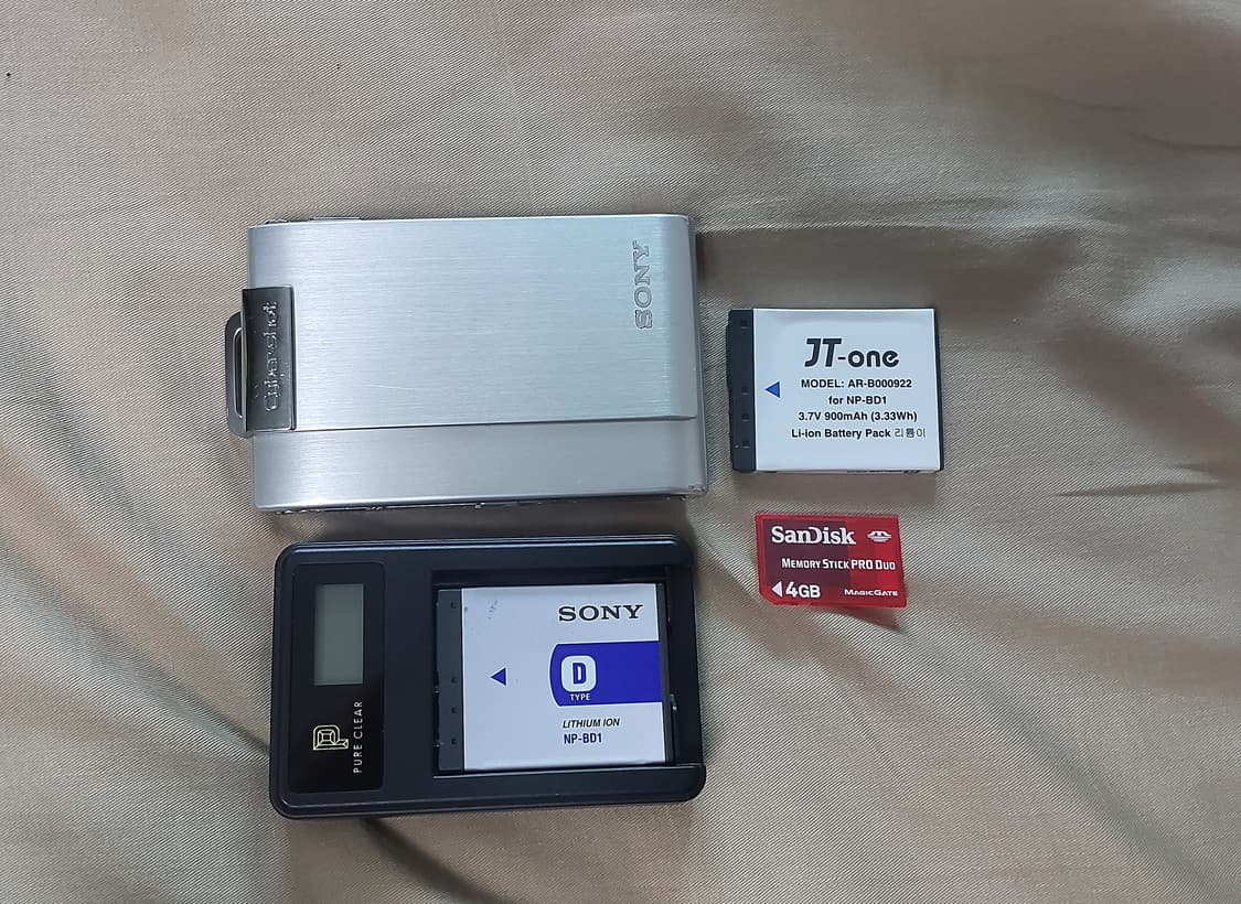 풀구성 소니 사이버샷 T200 SONY DSC-T200 슬라이드 실버디카 상품이미지4